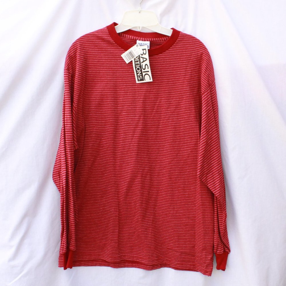 Basic Editions Long Sleeve Men's T-Shirt-NWT